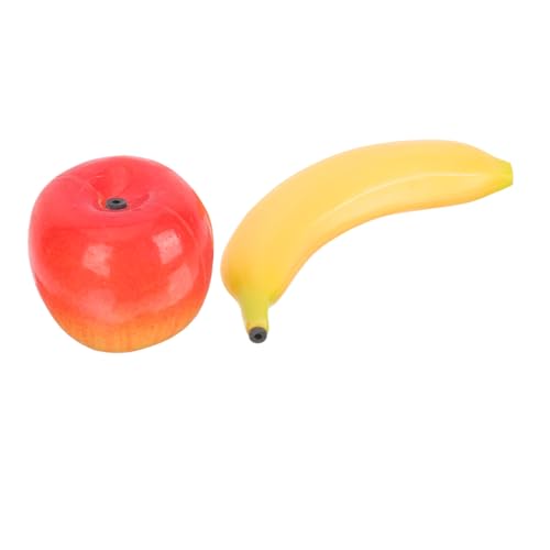 CLISPEED 2 Stück Teiliges Percussion Fruit Shakers Kinderfreundliche Musikinstrumente aus Sicherem Material Glatte Oberfläche Fördert und Motorikfähigkeiten Lernspielzeug für Kleinkinder von CLISPEED