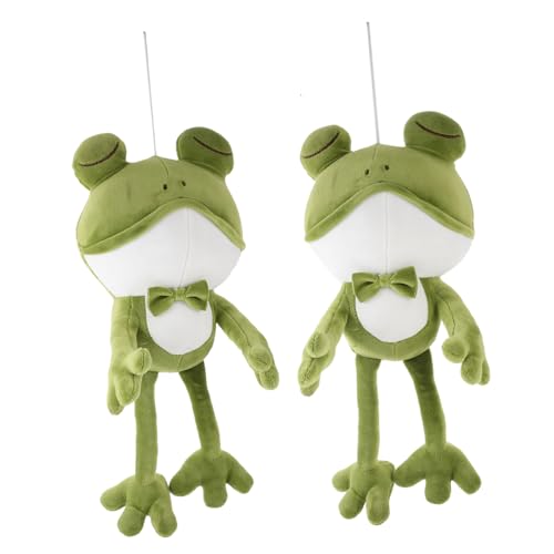 CLISPEED 2 Stück Teiliges Plüsch Frosch Kissen Weiches Kuscheltier für Dekoratives Sofa und Bettkissen Niedlicher Grüner Frosch als für Geburtstag und Weihnachten Zufällige Zufällige Farbe CLISPEED 2 Stück Teiliges Plüsch Frosch Kissen Weiches Kuscheltier für Dekoratives Sofa und Bettkissen Niedlicher Grüner Frosch als für Geburtstag und Weihnachten Zufällige Zufällige Farbe von CLISPEED