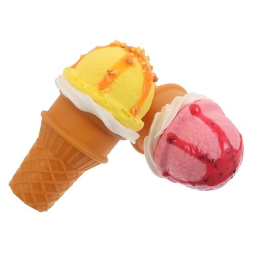 CLISPEED 2 Stück Teiliges Realistische Eistüten Deko Modelle Leichtes Langlebiges Fake Dessert für Fotografie Schaufenster und Kreative Wohnraumgestaltung Gelb CLISPEED 2 Stück Teiliges Realistische Eistüten Deko Modelle Leichtes Langlebiges Fake Dessert für Fotografie Schaufenster und Kreative Wohnraumgestaltung Gelb von CLISPEED