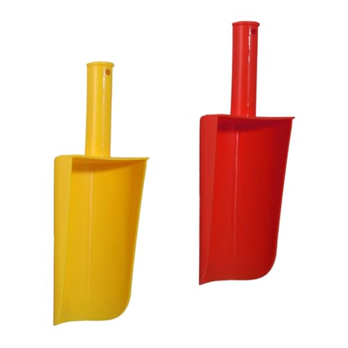 CLISPEED 2 Stück Teiliges Sandspielzeug Schaufeln Kurzgriff Kunststoff Sandschaufel für Strand Garten Outdoor Jungen Mädchen Zufällige Farbe Zufällige Farbe von CLISPEED
