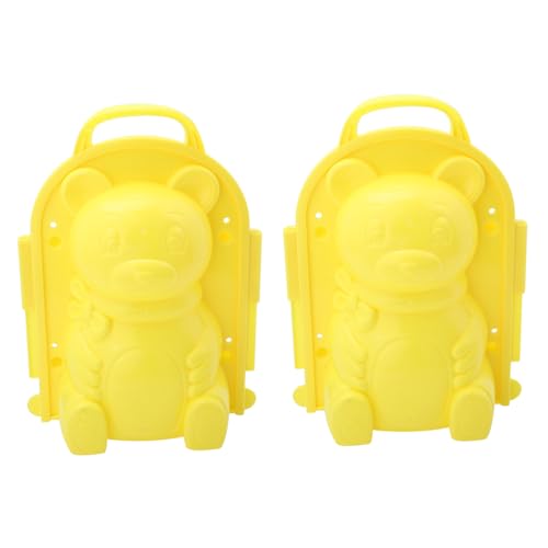 CLISPEED 2 Stück Teiliges Schneemann Modell aus Langlebigem Kunststoff Einfacher Schneemannformer für Winterspiele im Freien Geeignet für Erwachsene für Zufällige Farbe von CLISPEED