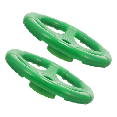 CLISPEED 2 Stück Teiliges Spielzeuglenkrad aus Strapazierfähigem Kunststoff Ergonomisch Geformt für Bequemen Griff Leuchtend Grün Geeignet als Lenkradzubehör für Schaukel und Rutschautos CLISPEED 2 Stück Teiliges Spielzeuglenkrad aus Strapazierfähigem Kunststoff Ergonomisch Geformt für Bequemen Griff Leuchtend Grün Geeignet als Lenkradzubehör für Schaukel und Rutschautos von CLISPEED