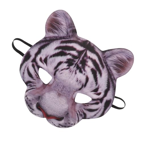 CLISPEED 2 Stück Teiliges Tiger Halbgesichtsmaske Atmungsaktive Tierkostüm Maske für Faschingskostüm Karneval Halloween Leichte Cosplay Maske für Erwachsene Vielseitig Einsetzbar bei Partys CLISPEED 2 Stück Teiliges Tiger Halbgesichtsmaske Atmungsaktive Tierkostüm Maske für Faschingskostüm Karneval Halloween Leichte Cosplay Maske für Erwachsene Vielseitig Einsetzbar bei Partys von CLISPEED