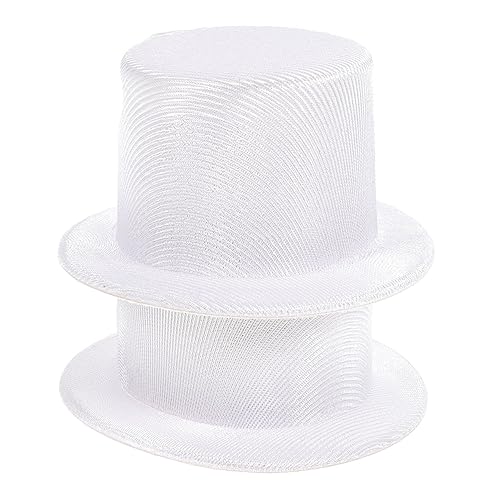 CLISPEED 2 Stück Top Hats Weiß Kleine Bastelhüte Für DIY Schneemann Deko Puppen Zubehör Kreative Handarbeiten Weihnachtsdeko CLISPEED 2 Stück Top Hats Weiß Kleine Bastelhüte Für DIY Schneemann Deko Puppen Zubehör Kreative Handarbeiten Weihnachtsdeko von CLISPEED