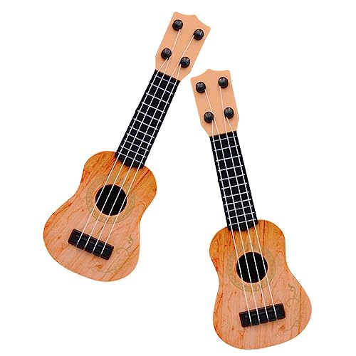 CLISPEED 2 Stück Ukulele aus Kunststoff Musikinstrument für Mädchen zur Musikalischen Früherziehung Farbenfrohes Ukulelenmodell für Kleinkinder für Geburtstagsgeschenke und Kreative CLISPEED 2 Stück Ukulele aus Kunststoff Musikinstrument für Mädchen zur Musikalischen Früherziehung Farbenfrohes Ukulelenmodell für Kleinkinder für Geburtstagsgeschenke und Kreative von CLISPEED
