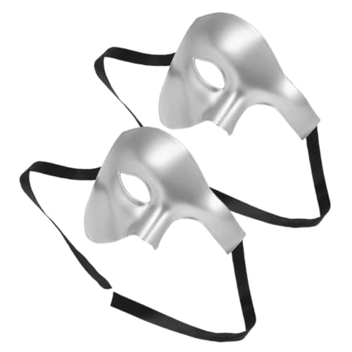 CLISPEED 2 Stück Vintage Maske für Karneval und Halloween Halbgesichtsmaske für Maskenball Cosplay Themenpartys Robuste Bequeme Klassisches Design für Aufregende Feiern CLISPEED 2 Stück Vintage Maske für Karneval und Halloween Halbgesichtsmaske für Maskenball Cosplay Themenpartys Robuste Bequeme Klassisches Design für Aufregende Feiern von CLISPEED