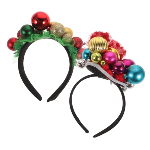 CLISPEED 2 Stück Weihnachtliche Haarreifen mit Glocken Bunte Festliche Stirnbänder für Erwachsene und Bequem Sitzende Partyhaarbänder für Weihnachten Karneval Cosplay und Festliche Anlässe CLISPEED 2 Stück Weihnachtliche Haarreifen mit Glocken Bunte Festliche Stirnbänder für Erwachsene und Bequem Sitzende Partyhaarbänder für Weihnachten Karneval Cosplay und Festliche Anlässe von CLISPEED