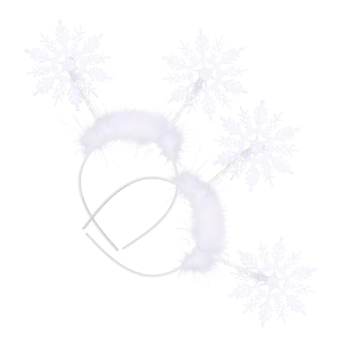 CLISPEED 2 Stück Weihnachtlicher Teiliges Haarreifen Weiß Schneeflocken Haarschmuck Festliches Cosplay Stirnband Komfortabel und Atmungsaktiv Für Weihnachtsfeier Kostüm Party CLISPEED 2 Stück Weihnachtlicher Teiliges Haarreifen Weiß Schneeflocken Haarschmuck Festliches Cosplay Stirnband Komfortabel und Atmungsaktiv Für Weihnachtsfeier Kostüm Party von CLISPEED