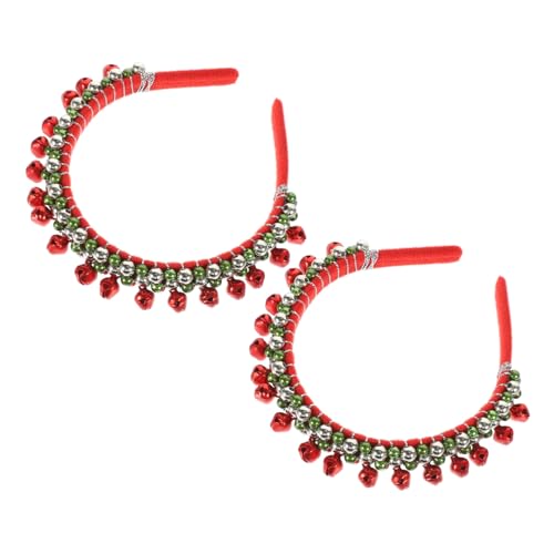CLISPEED 2 Stück Weihnachtliches Stirnband Damen Teiliges Bunte Glocken Haarreif Festlich Robust Bequem für und Urlaubsschmuck CLISPEED 2 Stück Weihnachtliches Stirnband Damen Teiliges Bunte Glocken Haarreif Festlich Robust Bequem für und Urlaubsschmuck von CLISPEED
