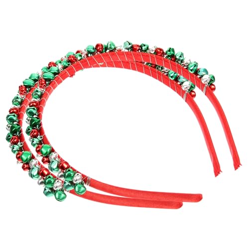 CLISPEED 2 Stück Weihnachts Haarreif Teiliges mit Glocken Rentier Geweih Stirnband für Frauen Robustes Kopfband für Weihnachtsfeier Cosplay Geburtstags und Neujahrs Accessoire CLISPEED 2 Stück Weihnachts Haarreif Teiliges mit Glocken Rentier Geweih Stirnband für Frauen Robustes Kopfband für Weihnachtsfeier Cosplay Geburtstags und Neujahrs Accessoire von CLISPEED