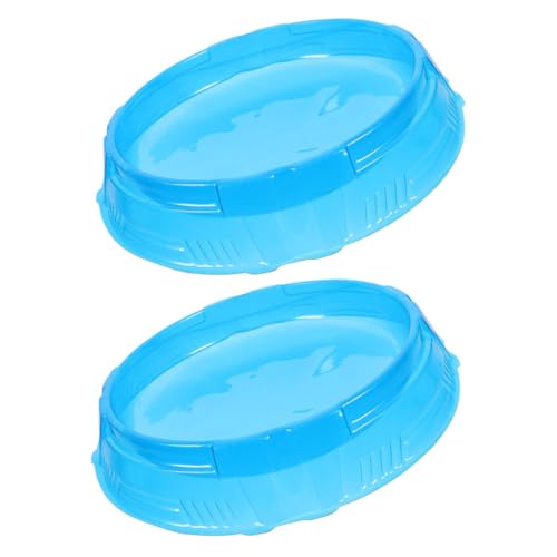 CLISPEED 2 Stück Wiederverwendbare Gyro Platten aus Robustem Rundes Trainingsfeld für Strategische Gyro Kampfspiele Leicht und Verschleißfest für Freizeit und Wettbewerb von CLISPEED