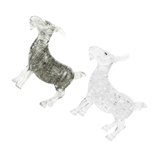CLISPEED 2 Stücke Desktop Tier Ziege Figuren Puzzle Spielzeug Kleine Ziege Statuen Handwerk Ziege Statuen Dekorationen CLISPEED 2 Stücke Desktop Tier Ziege Figuren Puzzle Spielzeug Kleine Ziege Statuen Handwerk Ziege Statuen Dekorationen von CLISPEED