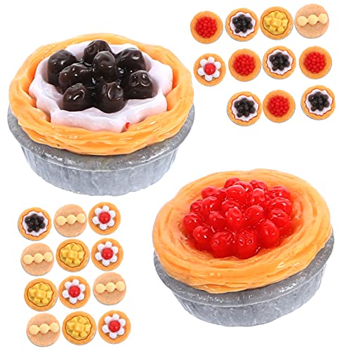 CLISPEED 20 Stck. Falsche Eierkuchen für zu Hause Simulation Party klein Mini Törtchen Dekorative Lebensmittel-Attrappe Lebensmittel-Display künstliches Tortenmodell künstliche Nahrung Harz CLISPEED 20 Stck. Falsche Eierkuchen für zu Hause Simulation Party klein Mini Törtchen Dekorative Lebensmittel-Attrappe Lebensmittel-Display künstliches Tortenmodell künstliche Nahrung Harz von CLISPEED