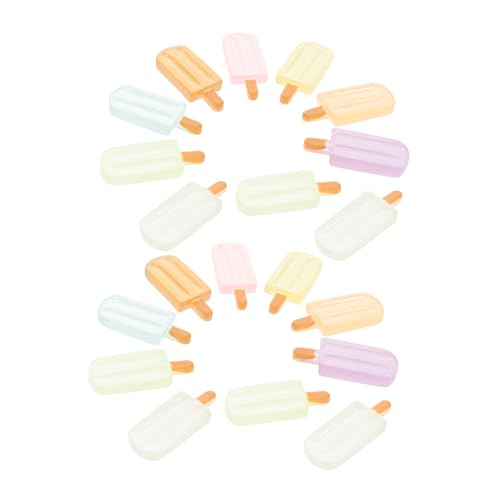 CLISPEED 20 Stück Glow In The Dark Miniatur EIS Am Stiel Resin für DIY Puppenhaus Zubehör Leuchtende Lebensmittel Charm Dekoration für Kinderzimmer CLISPEED 20 Stück Glow In The Dark Miniatur EIS Am Stiel Resin für DIY Puppenhaus Zubehör Leuchtende Lebensmittel Charm Dekoration für Kinderzimmer von CLISPEED