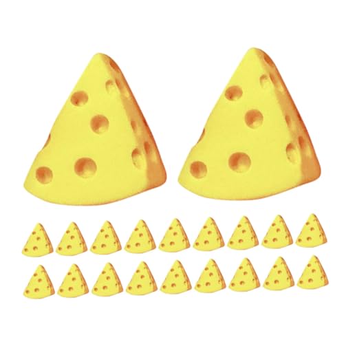 CLISPEED 20 Stück Mini -käsemodell Mini-Fake-Food Spielzeugkäse Falsches Käse Puppenhaus Miniaturzubehör Miniatur-puppenhauszubehör Simulationsfutter Käsekuchen Mini-käse Gelb Plastik CLISPEED 20 Stück Mini -käsemodell Mini-Fake-Food Spielzeugkäse Falsches Käse Puppenhaus Miniaturzubehör Miniatur-puppenhauszubehör Simulationsfutter Käsekuchen Mini-käse Gelb Plastik von CLISPEED