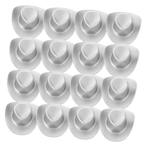 CLISPEED 20 Stück Teiliges Cowgirl Puppenhüte aus Kunststoff Dekorative Winzige Hüte für Puppenhaus Partydekorationen Langlebig und Formstabil für DIY Bastelprojekte und Kostüme CLISPEED 20 Stück Teiliges Cowgirl Puppenhüte aus Kunststoff Dekorative Winzige Hüte für Puppenhaus Partydekorationen Langlebig und Formstabil für DIY Bastelprojekte und Kostüme von CLISPEED