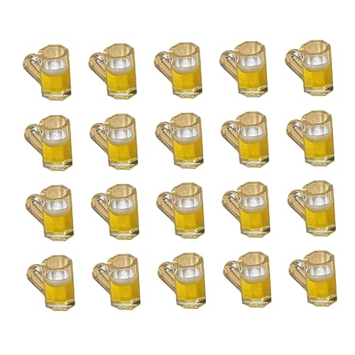 CLISPEED 20 Stück Teiliges Mini Bierkrug aus Resin Realistische Puppenhaus Dekoration Bunte Miniatur Maßkrüge DIY Zubehör für Puppenhaus und Miniatur Sammler Zufällige Zufällige Farbe CLISPEED 20 Stück Teiliges Mini Bierkrug aus Resin Realistische Puppenhaus Dekoration Bunte Miniatur Maßkrüge DIY Zubehör für Puppenhaus und Miniatur Sammler Zufällige Zufällige Farbe von CLISPEED