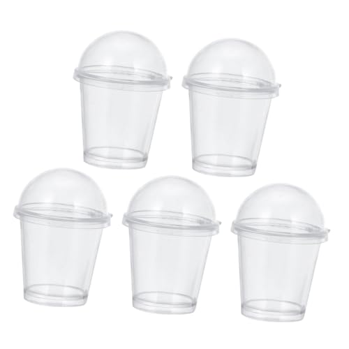 CLISPEED 20 Stück Teiliges Mini Milchtee Becher Dekoration aus Realistische Nachbildung Vielseitig Einsetzbar als Zubehör und DIY Puppenhaus Accessoire für Kinderküche Geeignet für Junge von CLISPEED