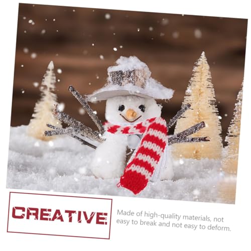 CLISPEED 20 Stück Teiliges Mini Wollschals Dekorative Bunte Halstücher für Puppen Partyzubehör Leicht Vielseitig für Weihnachts Heimdeko Mini Geschenk von CLISPEED