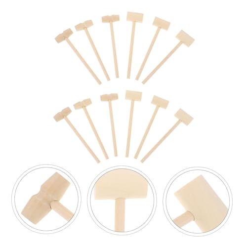 CLISPEED 20 Stück Teiliges Mini holzhammer Sichere Langlebige Holzspielzeug mallets zum Öffnen von Krabbenschalen Montessori Ab Jahren Geruchsneutral und Bruchsicher CLISPEED 20 Stück Teiliges Mini holzhammer Sichere Langlebige Holzspielzeug mallets zum Öffnen von Krabbenschalen Montessori Ab Jahren Geruchsneutral und Bruchsicher von CLISPEED