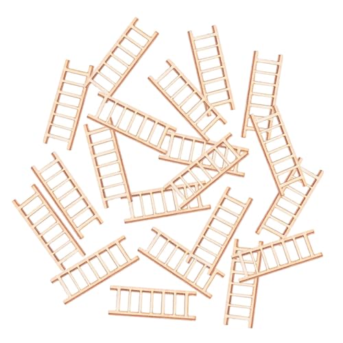 CLISPEED 20 Stück Teiliges Miniatur Holzleitern für Puppenhaus Dekoration Realistische Kleine Treppen DIY Zubehör für Miniaturhäuser Stabile Holzmöbel Requisiten Sicher und Langlebig CLISPEED 20 Stück Teiliges Miniatur Holzleitern für Puppenhaus Dekoration Realistische Kleine Treppen DIY Zubehör für Miniaturhäuser Stabile Holzmöbel Requisiten Sicher und Langlebig von CLISPEED