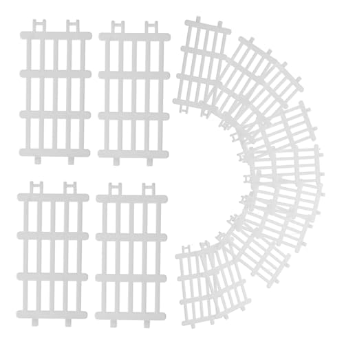 CLISPEED 20 Stück Teiliges Miniatur Kunststoff Farmzaun Realistische Mikrolandschaft Deko Glatte Oberfläche Langlebig und Sicher für DIY Sandtisch Puppenhaus Garten und Handgemachte von CLISPEED