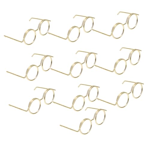 CLISPEED 20 Stück Teiliges Miniatur Puppenbrillen Linsenlose Metallrahmen zum Ankleiden und Dekorieren von Puppen Langlebiges Zubehör für DIY und Kostüme als CLISPEED 20 Stück Teiliges Miniatur Puppenbrillen Linsenlose Metallrahmen zum Ankleiden und Dekorieren von Puppen Langlebiges Zubehör für DIY und Kostüme als von CLISPEED