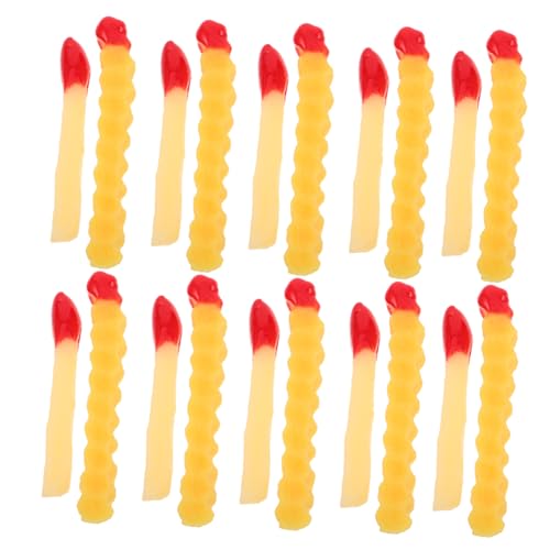 CLISPEED 20 Stück Teiliges Realistische Fake French Fries mit Gezackten Kanten Künstliche Pommes Frites Dekoration PVC für Restaurant Party Food Dekor und Fotografie Requisiten CLISPEED 20 Stück Teiliges Realistische Fake French Fries mit Gezackten Kanten Künstliche Pommes Frites Dekoration PVC für Restaurant Party Food Dekor und Fotografie Requisiten von CLISPEED