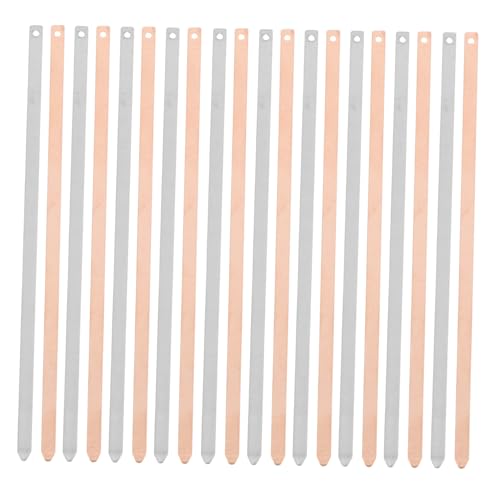 CLISPEED 20Stücke Teiliges Set für Experimente mit Kartoffel und Zitronenbatterien Kreatives Physikspielzeug aus Kupfer und Zink für Junge Wissenschaftler für Schule und Zuhause von CLISPEED