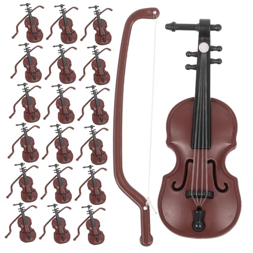 CLISPEED Miniatur 20 Satz Holzstruktur Weihnachtsdeko für Puppenhaus Musikinstrument Ornamente Selbstgemacht Zubehör für Kreative Gestaltung CLISPEED Miniatur 20 Satz Holzstruktur Weihnachtsdeko für Puppenhaus Musikinstrument Ornamente Selbstgemacht Zubehör für Kreative Gestaltung von CLISPEED