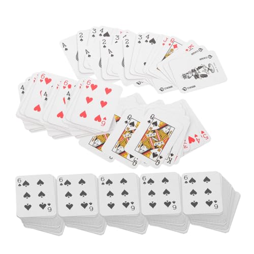 CLISPEED 24 Sätze Miniatur Spielkarten Pack Kleine Spielkarten Lustige Reise Pokerkarten Kompakt für Party Favors Erwachsene und Unterwegs Geeignet Kleine Spiele Geschenkideen CLISPEED 24 Sätze Miniatur Spielkarten Pack Kleine Spielkarten Lustige Reise Pokerkarten Kompakt für Party Favors Erwachsene und Unterwegs Geeignet Kleine Spiele Geschenkideen von CLISPEED