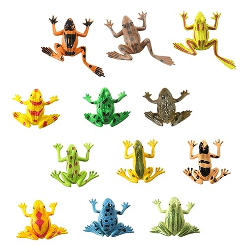 CLISPEED 24 Stück Simulationsfroschmodell für kinderspielzeug Tierfiguren für Bastler Decor Fidget Slug Frosch-Sammelspielzeug Spielzeugmodell Mini-Tiermodell PVC CLISPEED 24 Stück Simulationsfroschmodell für kinderspielzeug Tierfiguren für Bastler Decor Fidget Slug Frosch-Sammelspielzeug Spielzeugmodell Mini-Tiermodell PVC von CLISPEED