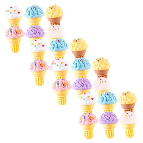 CLISPEED 24 Stück Teiliges Mini Eiscreme Modell aus Sicherem Harz Realistische Puppenhaus Dekoration Miniatur Food Toy für DIY Basteln und Mini Haus Verschönerung CLISPEED 24 Stück Teiliges Mini Eiscreme Modell aus Sicherem Harz Realistische Puppenhaus Dekoration Miniatur Food Toy für DIY Basteln und Mini Haus Verschönerung von CLISPEED