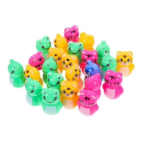 CLISPEED 24 Stück Teiliges Mini Stehauf Niedliche Tierfiguren Langlebige Tischdekoration Pädagogisch Wertvolles Lernspielzeug für und Raumverschönerung CLISPEED 24 Stück Teiliges Mini Stehauf Niedliche Tierfiguren Langlebige Tischdekoration Pädagogisch Wertvolles Lernspielzeug für und Raumverschönerung von CLISPEED