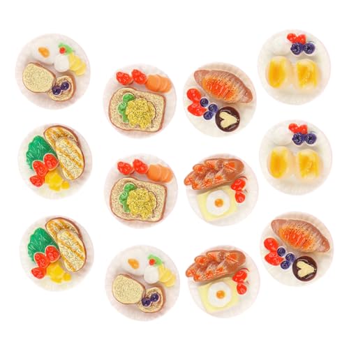 CLISPEED 24 Stück Teiliges Miniatur Lebensmittel aus Harz Detailreiche Snack Spielzeuge für Puppenhaus Küche Vielseitige Food Modelle als Fotorequisite und Kinderspielzeug CLISPEED 24 Stück Teiliges Miniatur Lebensmittel aus Harz Detailreiche Snack Spielzeuge für Puppenhaus Küche Vielseitige Food Modelle als Fotorequisite und Kinderspielzeug von CLISPEED