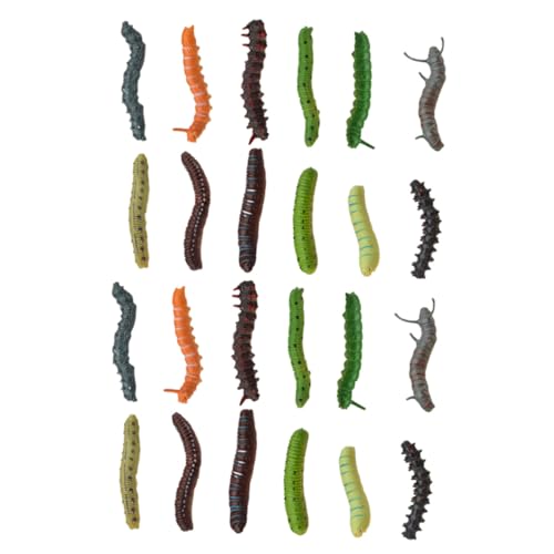 CLISPEED 24 Stück Teiliges Realistische Raupenfiguren Robuste Schadstofffreie Landschaftsdeko Flexible Tiermodelle für Garten Kinderzimmer und Bastelprojekte CLISPEED 24 Stück Teiliges Realistische Raupenfiguren Robuste Schadstofffreie Landschaftsdeko Flexible Tiermodelle für Garten Kinderzimmer und Bastelprojekte von CLISPEED
