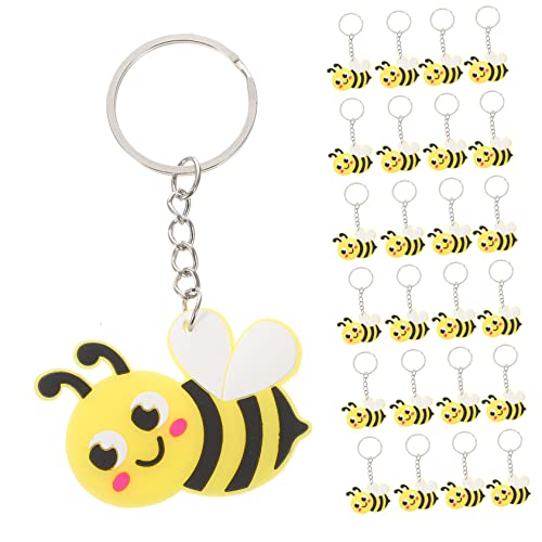 CLISPEED 24Stücke Niedliche Cartoon Bienen Schlüsselanhänger Metallschlüsselketten für Taschen und Schlüssel Kreative Dekoration für und Accessoires Robust und Farbecht CLISPEED 24Stücke Niedliche Cartoon Bienen Schlüsselanhänger Metallschlüsselketten für Taschen und Schlüssel Kreative Dekoration für und Accessoires Robust und Farbecht von CLISPEED