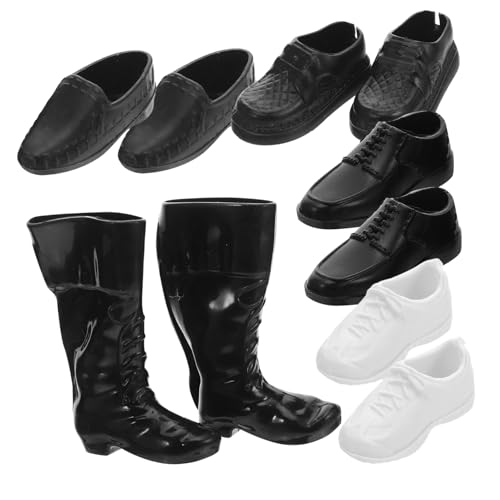 CLISPEED 25 Paar Puppenschuhe Für Herren: 27,9 cm Große Puppen-minischuhe – Miniaturstiefel Im Maßstab 1/6 – Stylisches Schuhwerk Für Puppenhaus-Requisiten Und Kostümzubehör von CLISPEED
