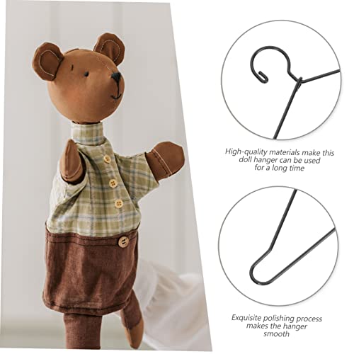 CLISPEED 25 Stück Teiliges Mini Metall Kleiderbügel für Puppenkleidung Langlebig Glatt Verarbeitet als Dolly House Accessoire und Praktischer Organizer für Kleine Kleidungsstücke von CLISPEED