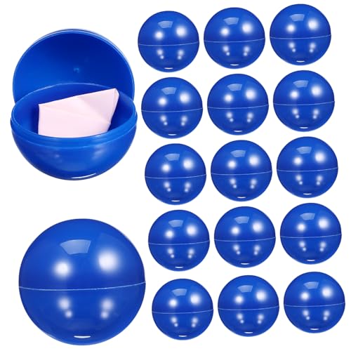 CLISPEED 25Stücke Lotteriebälle Hohle Tischtennisbälle für Spiele und Partydekoration Durchmesser Blau für Verlosungen und Veranstaltungen Leicht Erkennbar von CLISPEED