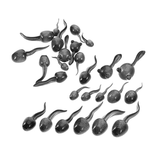 CLISPEED 26 Stück Teiliges Mini Kaulquappen Resin Realistische Kleine Tierfiguren für Mikro landschaften und Moos Garten Dekoration Kreative Bonsai Ornamente Platzsparend und Vielseitig von CLISPEED