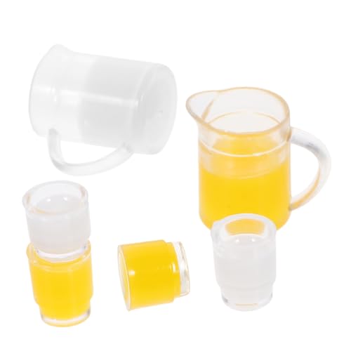 CLISPEED 2Sätze Milch und Saftset Teiliges Puppenhaus Zubehör Niedliche Mini Tassen und Wasserkocher für Rollenspiele für Kreative Küchenszenen CLISPEED 2Sätze Milch und Saftset Teiliges Puppenhaus Zubehör Niedliche Mini Tassen und Wasserkocher für Rollenspiele für Kreative Küchenszenen von CLISPEED