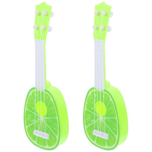 CLISPEED Kleiner Gitarre für Kinder 2 Stücke Frühes Lernen Gitarrenspielzeug im Obstdesign Pädagogisches Instrument für Kleinkinder Sicheres Material für Anfänger Musikspielzeug CLISPEED Kleiner Gitarre für Kinder 2 Stücke Frühes Lernen Gitarrenspielzeug im Obstdesign Pädagogisches Instrument für Kleinkinder Sicheres Material für Anfänger Musikspielzeug von CLISPEED
