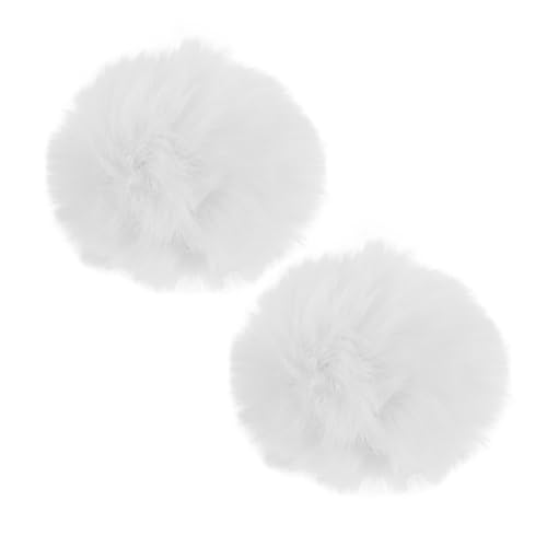 CLISPEED 2Stücke Teiliges Abnehmbares Pom Pom mit Weißen Hasenschwänzen für Erwachsene Karneval Halloween und Cosplay Events CLISPEED 2Stücke Teiliges Abnehmbares Pom Pom mit Weißen Hasenschwänzen für Erwachsene Karneval Halloween und Cosplay Events von CLISPEED