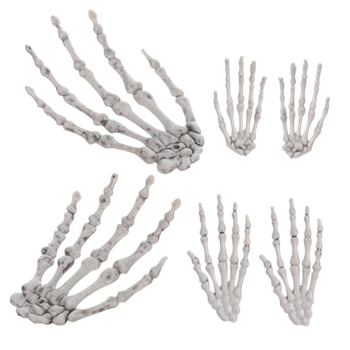 CLISPEED 3 Paare Skelett Hand Dekoration Gruselige Halloween Requisiten für Partys und Spukhäuser Langlebig und Gestaltet für Schaurige Anlässe und Feiern CLISPEED 3 Paare Skelett Hand Dekoration Gruselige Halloween Requisiten für Partys und Spukhäuser Langlebig und Gestaltet für Schaurige Anlässe und Feiern von CLISPEED
