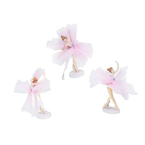 CLISPEED 3 Sätze Ballerina Kuchen Dekoration Teiliges Weiß und Rosa Tanzende Mädchen Tortendeko Party Deko für Geburtstag Cupcake Topper Backzubehör CLISPEED 3 Sätze Ballerina Kuchen Dekoration Teiliges Weiß und Rosa Tanzende Mädchen Tortendeko Party Deko für Geburtstag Cupcake Topper Backzubehör von CLISPEED