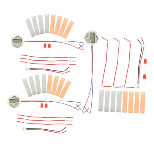 CLISPEED 3 Sätze DIY Fruchtbatterie Experimentier Teiliges Kit für Schüler Kreativität und Lernfähigkeit Sicheres Metallmaterial für Experimente und von CLISPEED
