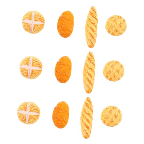 CLISPEED 3 Sätze Miniature Bread Resin Models Each Tiny Kitchen Toy for Dollhouse Decoration Childfriendly Role Playing and Creative Play Accessories von CLISPEED