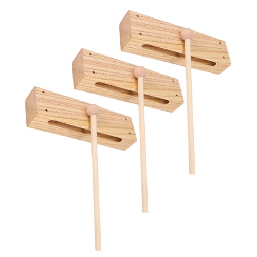 CLISPEED 3 Sätze Musikinstrument aus Massivem Hartholz mit Schlägeln Fördert Musikalische Bildung und Motorische Fähigkeiten bei Kindern CLISPEED 3 Sätze Musikinstrument aus Massivem Hartholz mit Schlägeln Fördert Musikalische Bildung und Motorische Fähigkeiten bei Kindern von CLISPEED