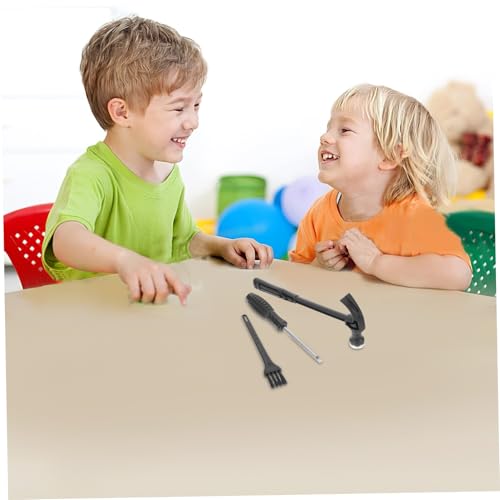 CLISPEED 3 Sätze Teiliges Ausgrabungswerkzeug-Set mit Hammer Meißel Pinsel aus Kunststoff Archäologisches Lernspielzeug für Jungen und Mädchen Fördert Kreativität und Sensorische CLISPEED 3 Sätze Teiliges Ausgrabungswerkzeug-Set mit Hammer Meißel Pinsel aus Kunststoff Archäologisches Lernspielzeug für Jungen und Mädchen Fördert Kreativität und Sensorische von CLISPEED